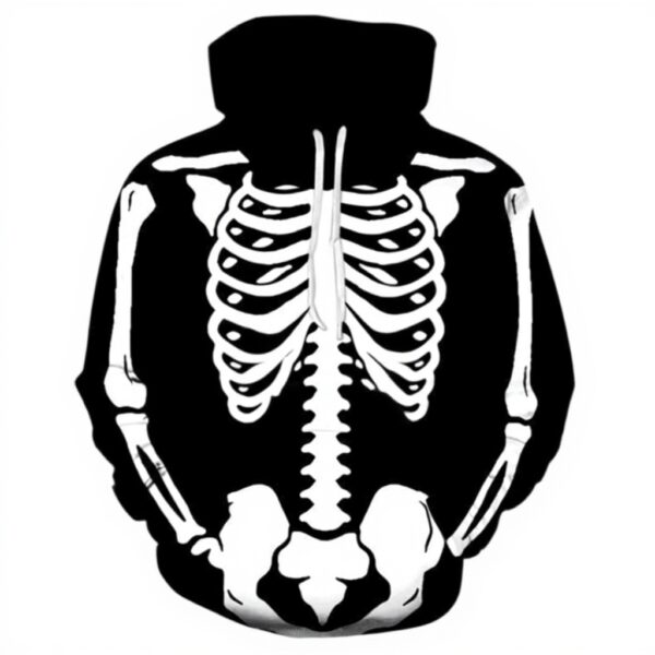 Sweat à capuche Generisch Halloween 3D homme coton