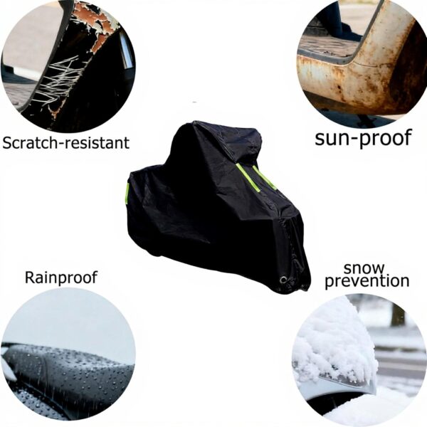 Housse de Moto Vespa Cosa 200 BAIRU Étanche Anti-UV