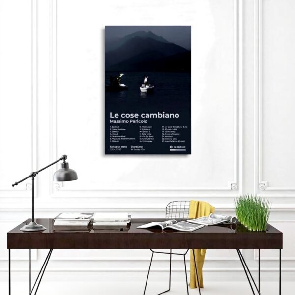 Massimo Pericolo Affiche dart Hip Hop Album Le Cose