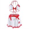 Lingerie Sexy Femme Ensemble Blanc Polyester Gdqzzeaiix
