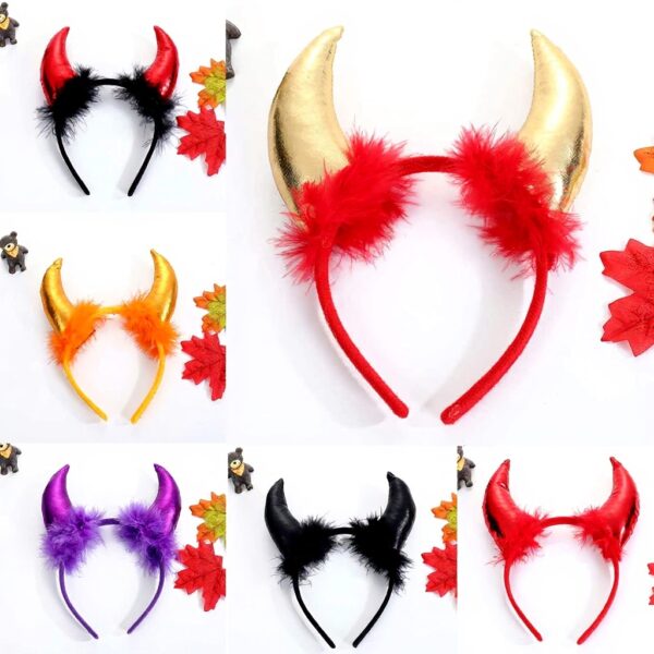 Serre-tête corne artificielle Dcfbkl cosplay Halloween