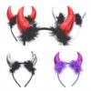 Serre-tête corne artificielle Dcfbkl cosplay Halloween