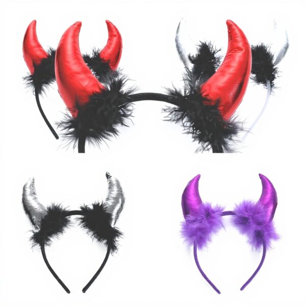 Serre-tête corne artificielle Dcfbkl cosplay Halloween