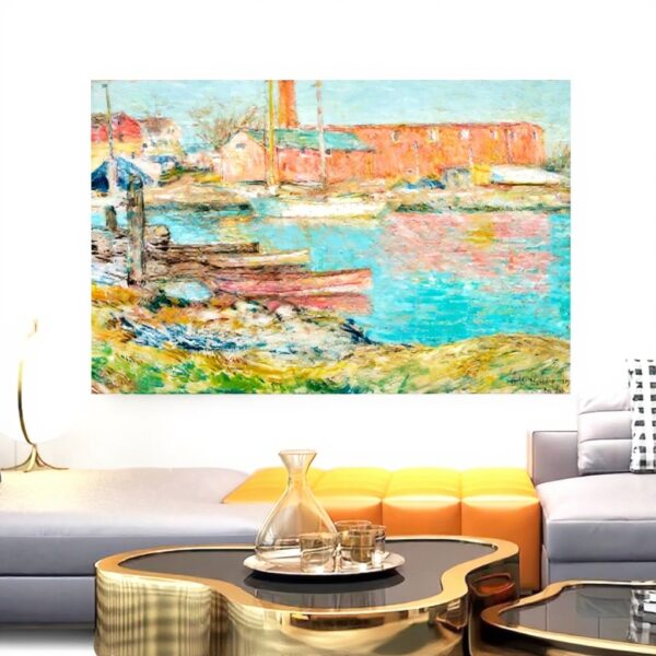 Affiche sur toile Childe Hassam YYUEQIL Décoration murale