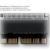 Adaptateur SSD M2 NVME ASHATA pour Mac OS X 10.13 et plus