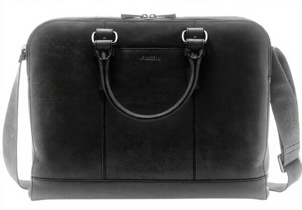 Sac bandoulière Fossil Dillon cuir gris pour homme