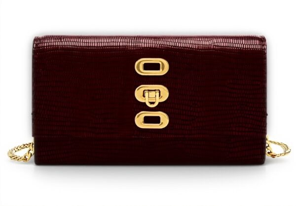 Sac bandoulière femme Fossil Penrose cuir rouge