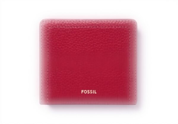 Portefeuille femme Fossil Logan cuir véritable rose