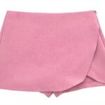 Skort femme Sierra privé taille haute coton été asymétrique