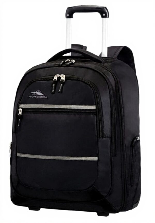 Sac à dos High Sierra sportif 55 cm noir roulettes femmes