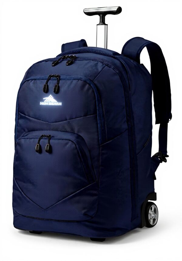 Sac à dos à roulettes High Sierra réflectivité 360 degrés