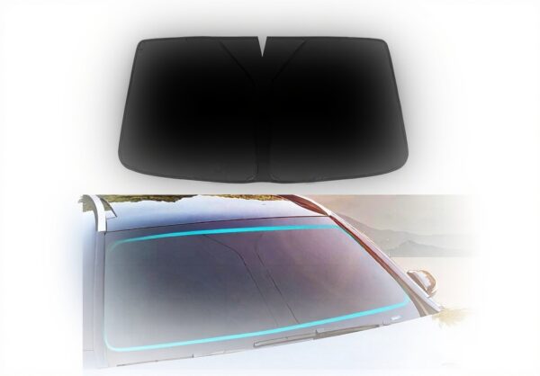 Pare soleil voiture MG ZS bloque UV pliable noir